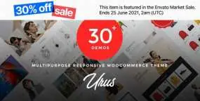 WordPress主题Urus v2.0.4 多用途响应式WooCommerce主题