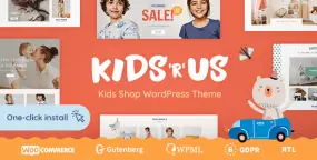 KIDS R US v1.2.3_儿童玩具童装跨境电商WooCommerce主题