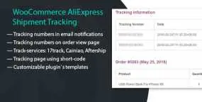 AliExpress Shipment Tracking速卖通订单物流跟踪WC插件V1.1.11