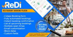 饭店酒店预约预订WordPress插件ReDi Restaurant Booking