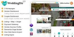 WeddingDir婚纱摄影婚庆司仪店铺目录WordPress主题V1.1.8 带XML导入数据