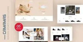 Shopify主题Camamas 1.0 跑步运动鞋衣服外贸电商Shopify模板