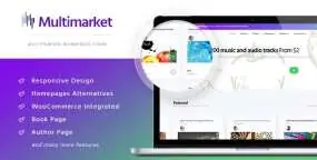 Multimarket多商户在线购物市场WooCommerce主题V1.1.8