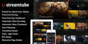 StreamTube汉化版V4.16.1_WordPress影视点播视频网站主题