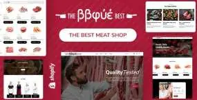 Shopify主题BBque 1.1.1 肉制品和烧烤调配料外贸商店Shopify模版