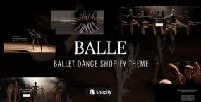 Shopify主题Balle 1.0 舞蹈工作室舞蹈培训班Shopify模版