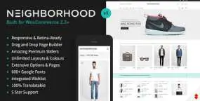 Neighood 3.7.0 服装女装鞋子跨境电商平台WooCommerce主题