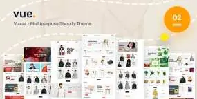 Shopify主题Vueaz 1.0 服装配饰家具跨境电商购物平台Shopify模版