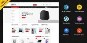 Gobazar 1.0 家电数码产品跨境电商购物网站WooCommerce主题