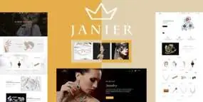 Shopify主题Janier 1.0 珠宝首饰家具等跨境电商平台Shopify模板