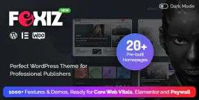Foxaz汉化版_新闻杂志报社门户网站WordPress主题