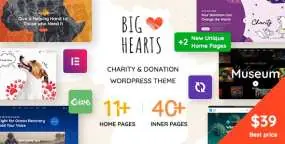 BigHearts_爱心慈善募捐公益组织WordPress主题