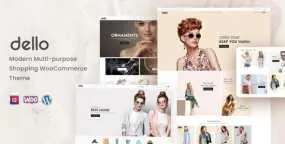 Dello简约服装服饰女装跨境电商WooCommerce主题