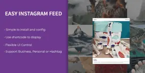 Easy Instagram Feed网站内嵌Instagram文章Joomla插件