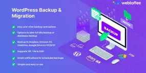 [1.0]Backup & Migration Pro网站备份和迁移工具WordPress插件[Webtoffee版]