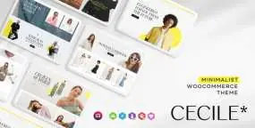 [1.0.2]Cecile简约风格时装服装女装跨境电商网店WooCommerce主题