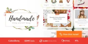 Handmade Shop手工制品和工艺品销售网店WooCommerce主题