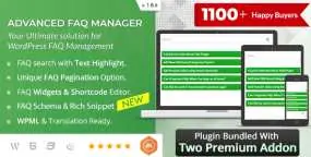 BWL Advanced FAQ Manager汉化版(v3.0.5)高级FAQ管理器WordPress插件