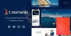 [1.0]Catamaran游艇俱乐部和游艇租赁企业WordPress主题