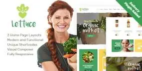 Lettuce天然绿色有机食品企业WordPress主题