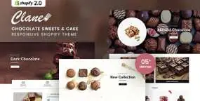 Clane巧克力糖果和蛋糕店Shopify主题1.0