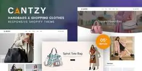 Cantzy手提袋挎包跨境电商购物平台Shopify主题1.0