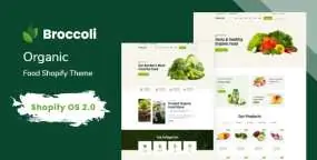 Broccoli有机食品健康零食跨境电商Shopify主题1.0