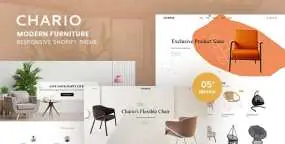 Chario响应式现代家具家私跨境电商Shopify主题1.0
