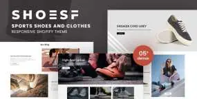 Shoesf跑步运动鞋运动服跨境电商Shopify主题1.0