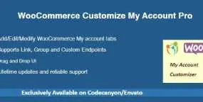 Customize My Account Pro自定义我的账户页WooCommerce插件