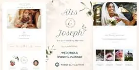 WordPress主题Alis汉化版V14.1 婚礼策划和婚庆公司网站模板