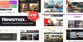 Newsmax汉化版_多用途新闻杂志网站WordPress主题