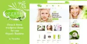 WordPress主题Organic天然化妆品在线销售网站模板V1.4.4