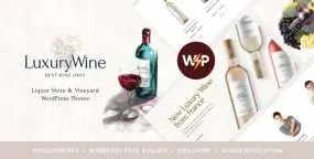 Luxury Wine酒水店和葡萄酒行业网站WordPress主题