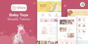 Titoo儿童玩具童装店跨境电商独立站Shopify主题V1.1