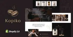 Kopiko咖啡豆和咖啡冲剂在线销售网店Shopify主题V1.1