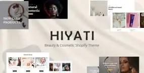 Hiyati美容化妆品销售平台Shopify主题