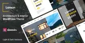 Larson(v1.7.0)建筑师&室内设计师作品集WordPress主题