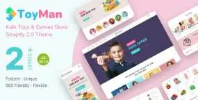 ToyMan孩童玩具和婴幼儿用品店Shopify主题V1.0