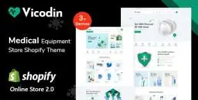 Vicodin医疗设备销售商城Shopify主题