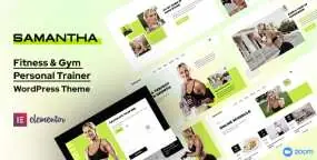 Samantha WordPress主题_健身俱乐部/私人教练网站模板