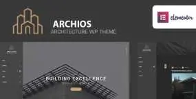 Archios独特视觉效果建筑设计公司WordPress主题