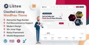 Listee多行业分类广告目录网站WordPress主题V1.0.2