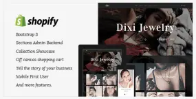 Oxygen Jewelry珠宝首饰在线销售平台Shopify主题V1.2.1