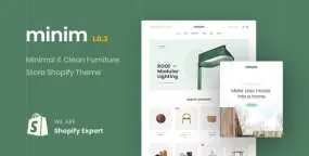 Minim极简响应式家具店网站Shopify主题V1.0.3