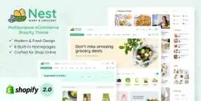 Nest商场超市日用品店网站Shopify主题V1.0.5
