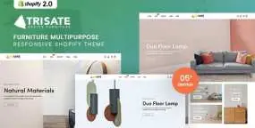 Trisate家具配饰跨境销售网站Shopify主题