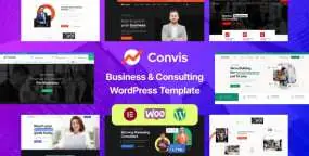 Convis金融保险商业咨询网站模板WordPress主题