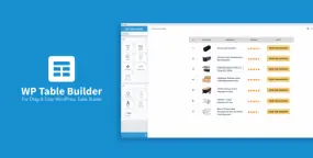 Table Builder Pro汉化版V1.4.9 拖拽式表格构建器WordPress插件