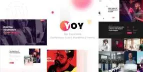 YOYYOY经济文化和学术交流活动举办网WordPress主题V1.1.3